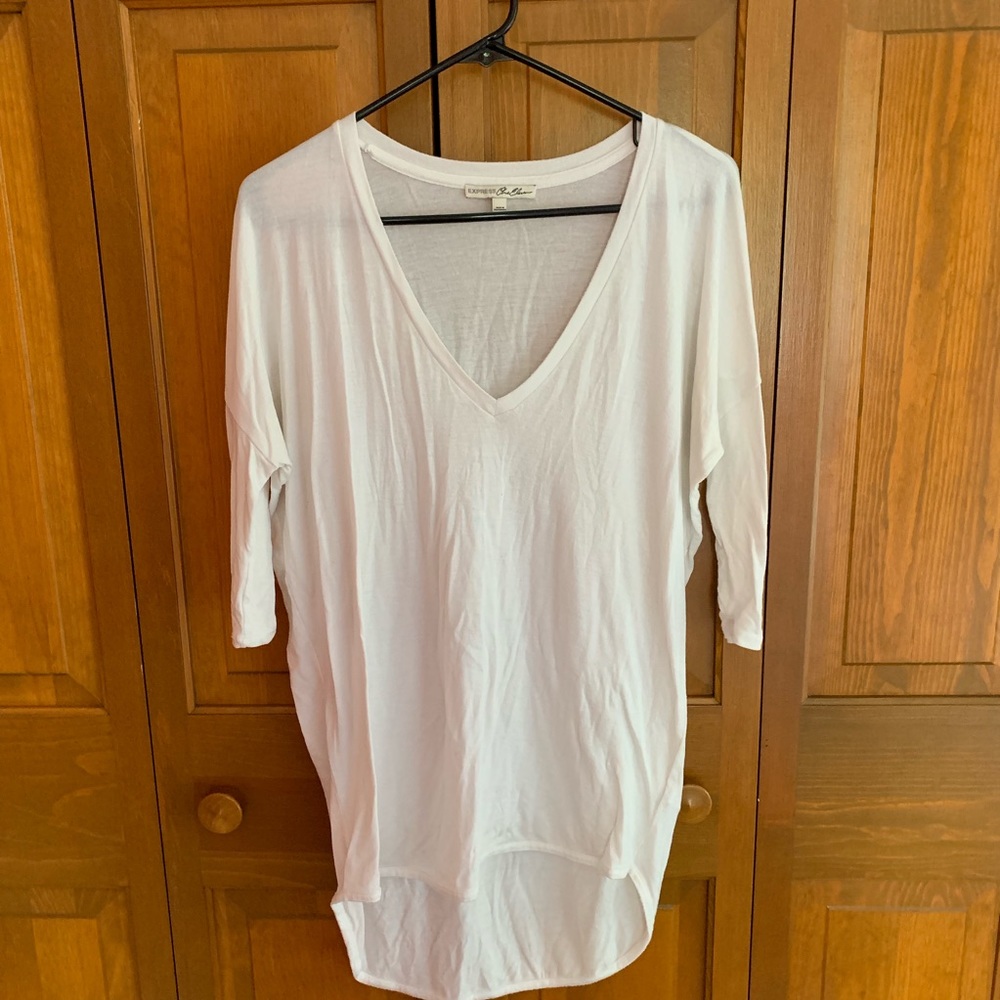 Express White Tunic Top Medium